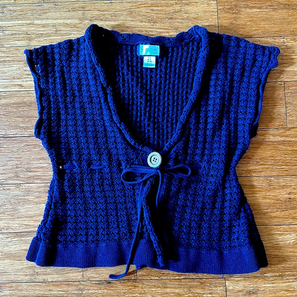 Motherhood Maternity Blue Knitted Top